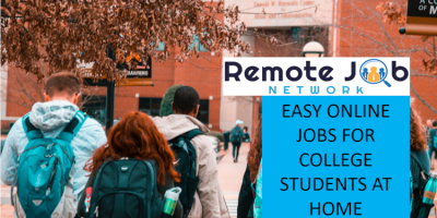 Easy Online Jobs for College Students at Home